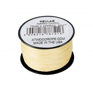 Nano Kevlar Cord 75mm (300ft) - Yellow