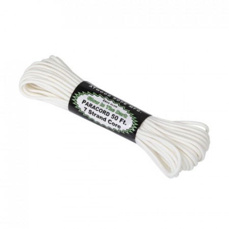 550 Paracord Glow In The Dark (50ft) - White