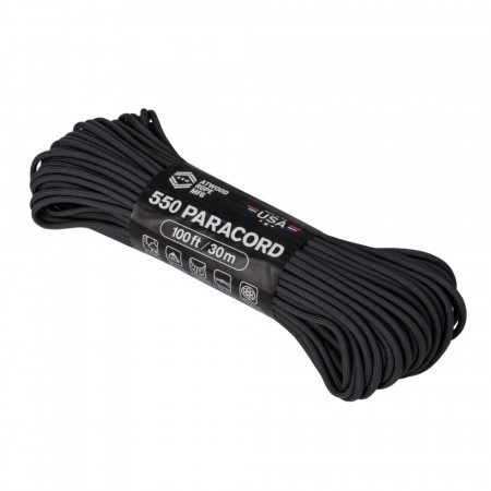550 Paracord (100ft) - Black